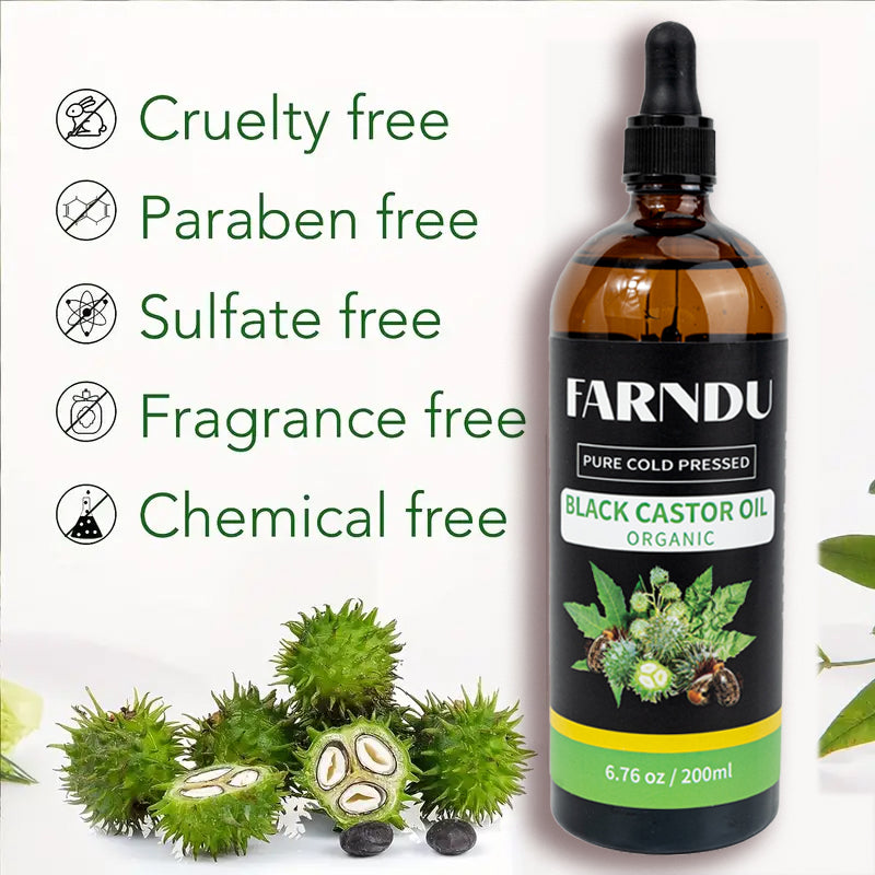 Organic Castor Oil: Hair & Skin Care Essentials 60ml