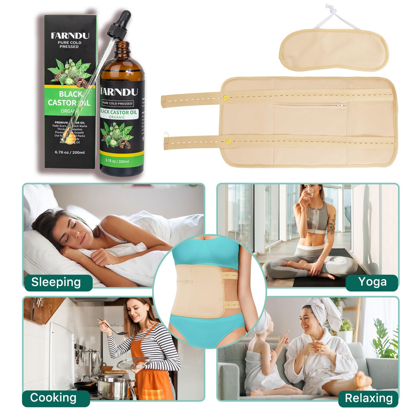Organic Castor Oil: Hair & Skin Care Essentials 60ml