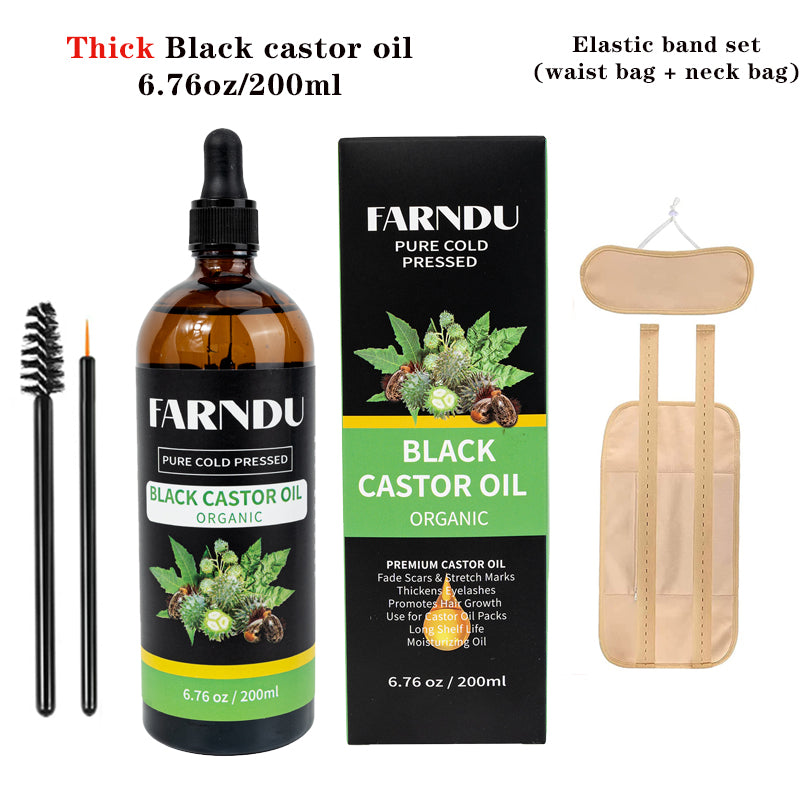 Organic Castor Oil: Hair & Skin Care Essentials 200ml