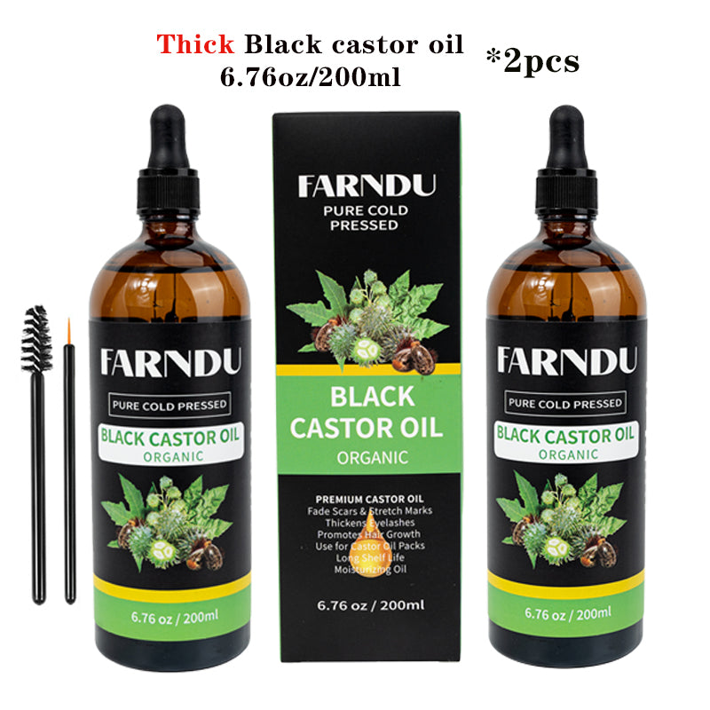 Organic Castor Oil: Hair & Skin Care Essentials 200ml