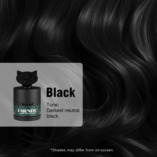 FARNDU Hairline Powder 12g | Coverage Roots and Hair Loss | Color Touch-Ups | Dual - Brush Design & Extra Replacement Packs